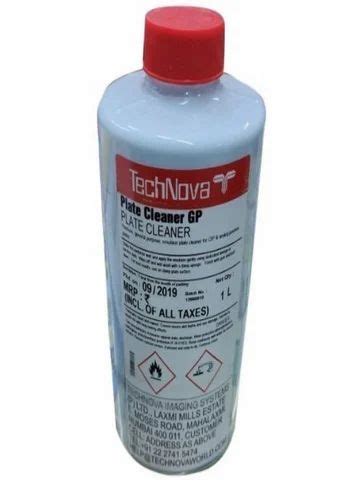 Technova Plate Cleaner Gp Liquid Packaging Size L At Rs Litre