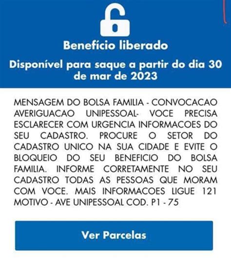 Comunicado Bolsa Família 2023 Ministério do Desenvolvimento Social