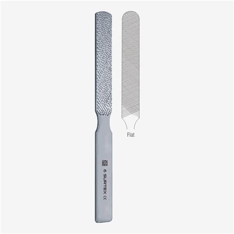 Bone File Flat Stainless Steel Surgitech