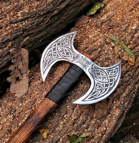 Double Headed Viking Axe Christmas T Custom Hand Forged Etsy Sweden