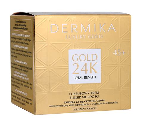 Dermika Luxury Gold K Total Benefit Luksusowy Krem Eliksir