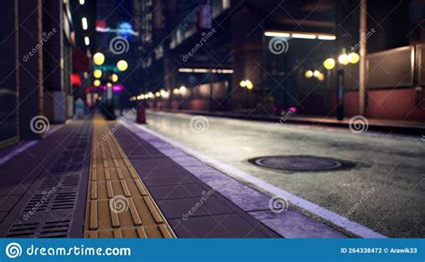 Night Scene of Japan City with Neon Lights Stock Photo - Image of ...