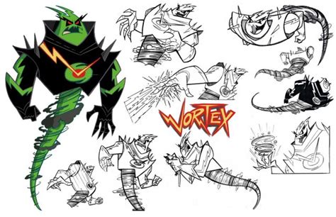 Danny Phantom Vortex model sheet and storyboard by Ben Balistreri ...