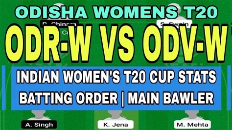 ODR W VS ODV W UPDATED SQUAD DREAM11 TEAM PREDICTION ODRW VS ODVW