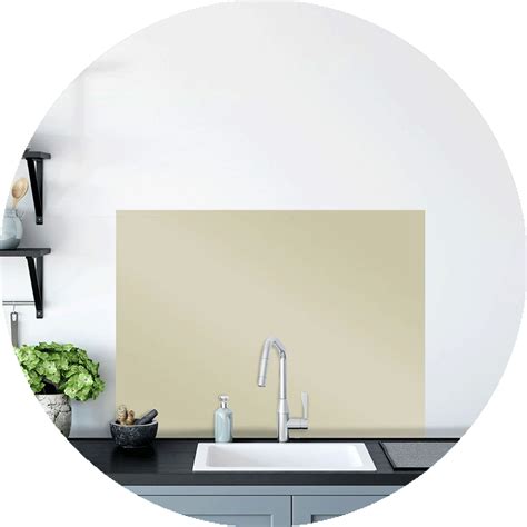 Cream Glass Splashback Custom Cream Nude Splashbacks