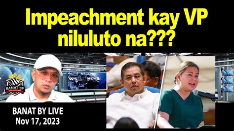 Impeachment Kay Vp Niluluto Na Youtube