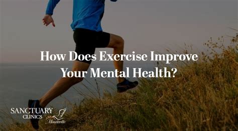 How Does Exercise Improve Mental Health Sanctuary Clinics