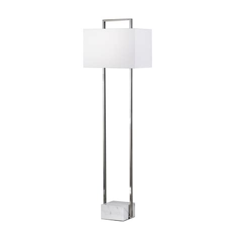 Stratum Floor Lamp Brushed Nickel Nova Lighting Touch Of Modern