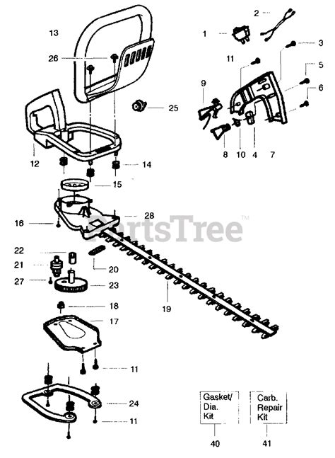 Poulan Pro Trimmer Parts Diagram