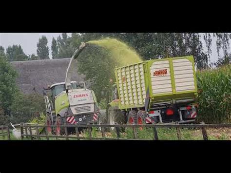 Mais Hakselen Harvesting Maize Claas Jaguar Met Claas