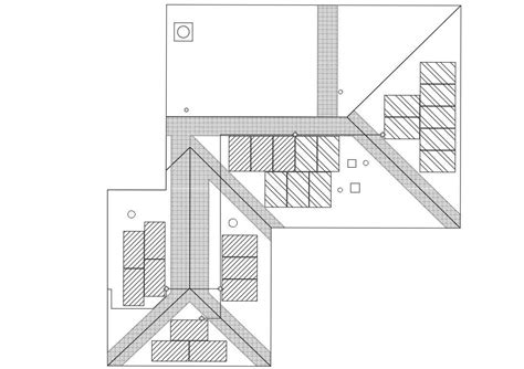 House Solar Roof Plan Cadbull