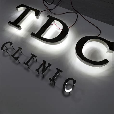 Stainless Steel Backlit Custom 3D Signage Sichuan Reiter Sign Co Ltd