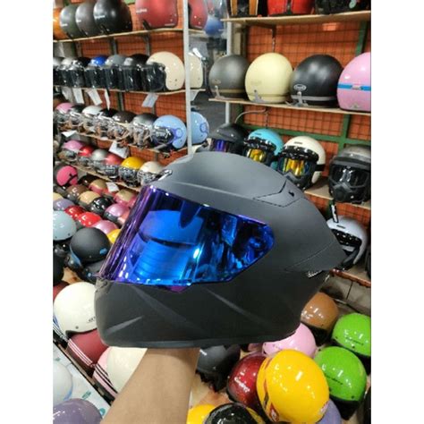 Jual KYT TT COURSE BLACK DOFF PAKET GANTENG Shopee Indonesia