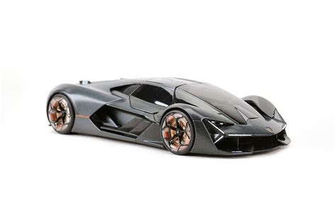 Lamborghini Terzo Millennio Hardtop Dark Gray Wblack Top Bburago