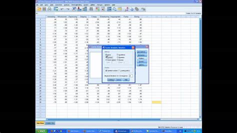 Exploratory Factor Analysis On Spss Youtube