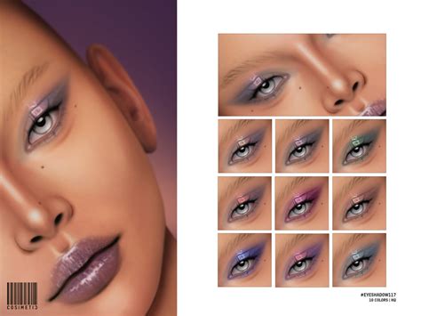 The Sims Resource Glossy Eyeshadow N