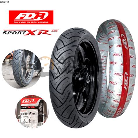 Fdr Sport Xr Evo Ban Luar Tubeless Ring Motor Matic Beat