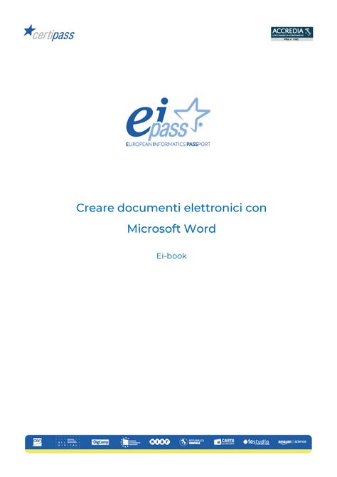 Creare Documenti Elettronici Con Microsoft Word Creare Documenti