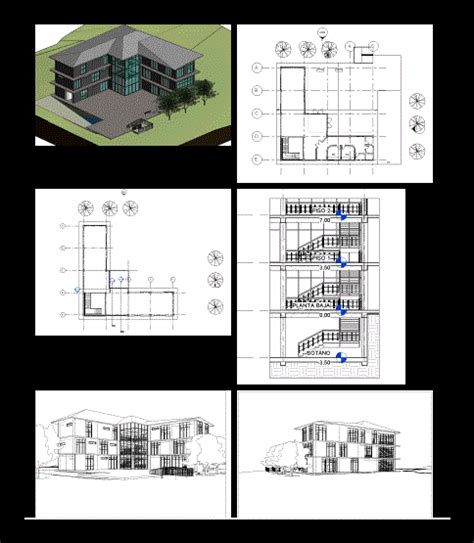 3 Bedroom Storey Apartments In Revit Library Revit