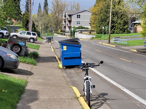 Bike Lane Dumpster How Much Longer Hasso Hering