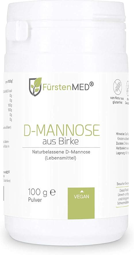 FürstenMED D Mannose Pulver aus Birke 100g Mannose Pulver mit