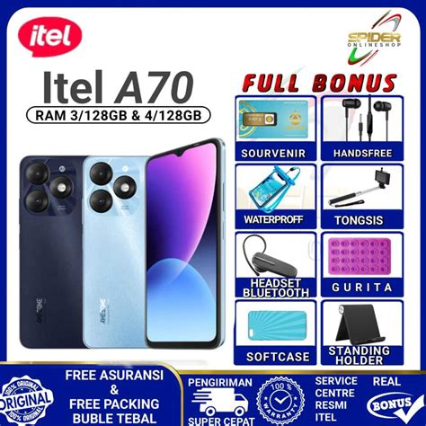 Jual Itel A70 4g Ram 464gb 3128gb 4128gb 4256gb Extended