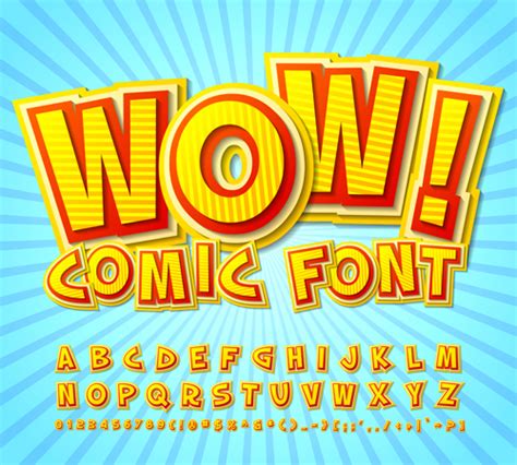 Comic Styles Fonts Design Set 09 WeLoveSoLo