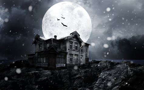 Haunted House And Background Horror House Hd Wallpaper Pxfuel