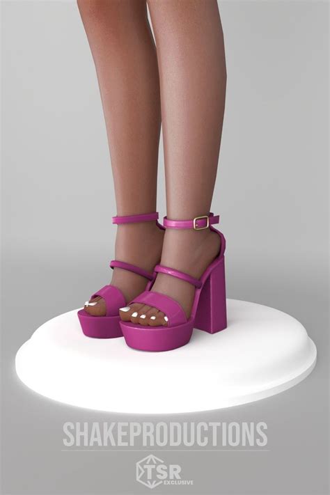 ShakeProductions 946 High Heels Sims 4 Cc Shoes Heels High Heels