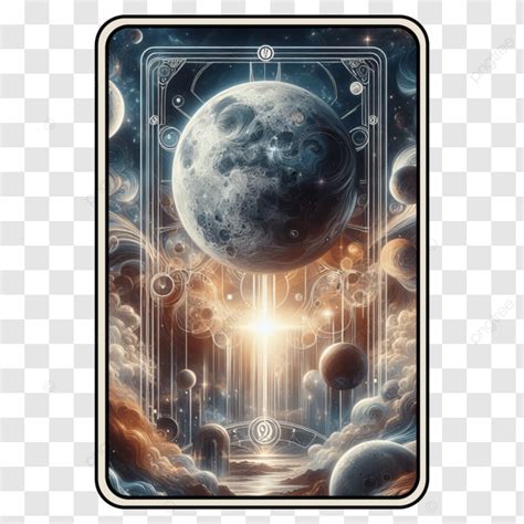 Mystical Moon Tarot Card Sublimation Moon Tarot Card Tarot Card