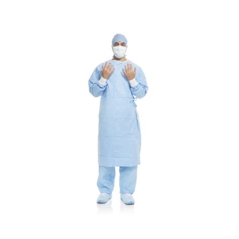 Aero Blue Surgical Gown With Towel Aero Blue X Large Blue Sterile AAMI