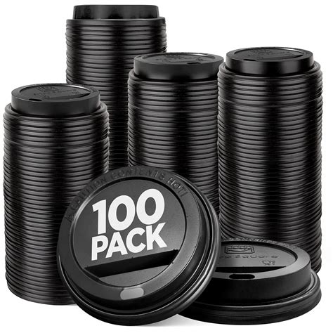 Buy 100 Pack Coffee Cup Lids Disposable Coffee Lids For 10 12 16