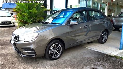 Proton Saga At Premium Full Spec Jet Grey Youtube