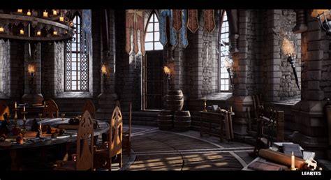 Medieval Castle Interior in Environments - UE Marketplace