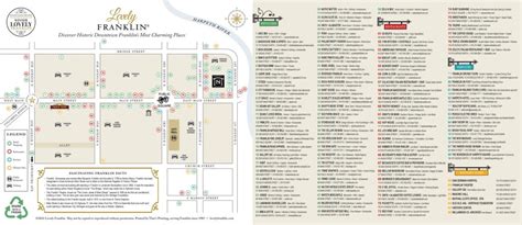 Downtown Franklin TN Map | Shopping & Dining Guide