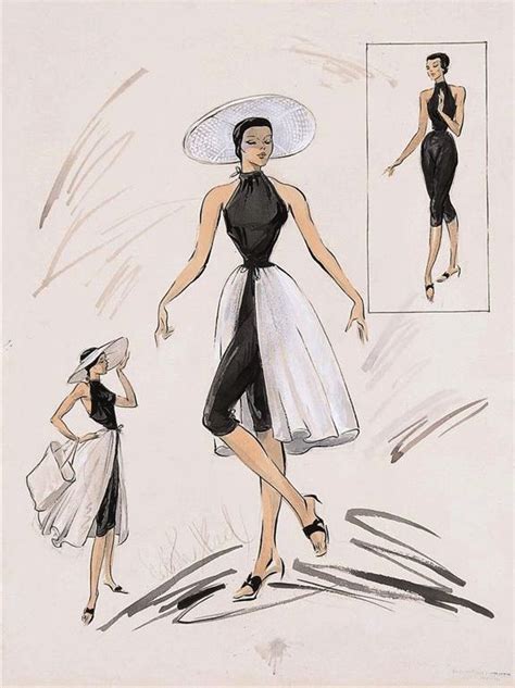 Costumes by Edith Head from "To Catch a Thief," 1955. | Edith head ...