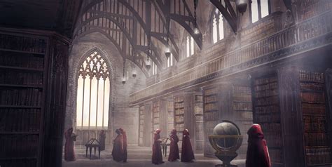 Monastery Library By Ruedy Stacher Fantasy Art Landscapes Fantasy