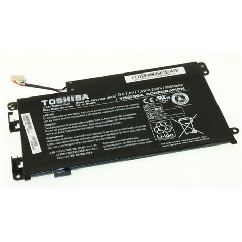 Genuine Pa U Brs Wh Battery For Toshiba Click W Dt