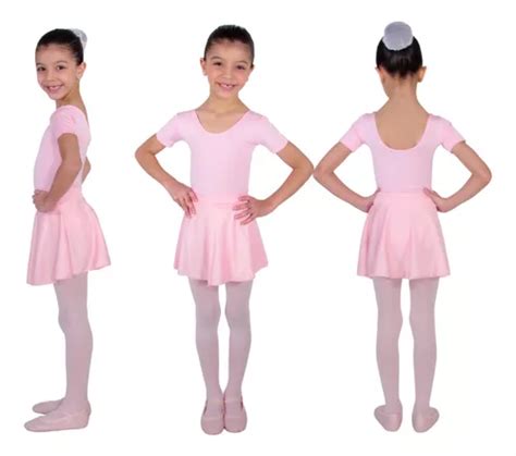 Conjunto De Balé Roupa Kit Completo Ballet Infantil