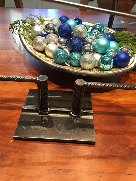 Industrial Style Welded Rebar Ornament Tree Steve Gannon Handmade