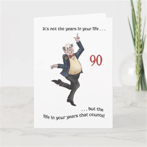 90th Funny Birthday Cards Zazzle