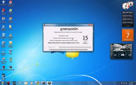 Jailbreak IOS 4 2 1 Untethered On Windows Greenpois0n RC5 All