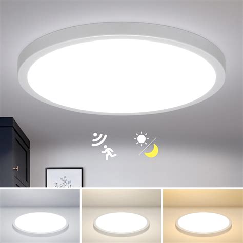 Combuh Plafoniera LED Soffitto Con Sensore Di Movimento Radar 28W