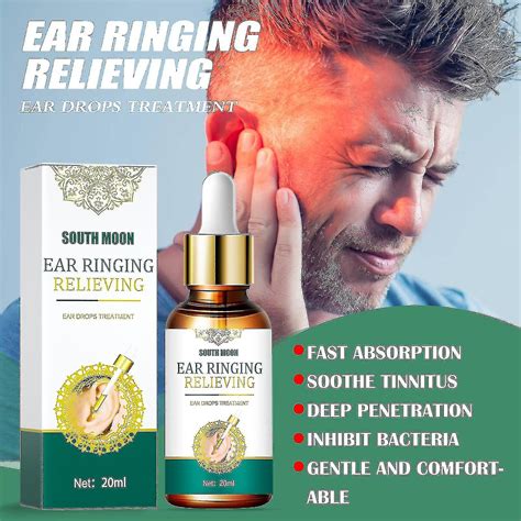 Tinnitus Ear Drops Para Aliviar Tinnitus Fluido Coclear Externo Ear