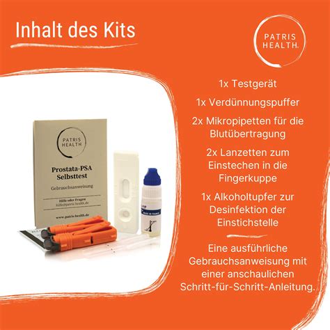 Patris Health Prostata Psa Selbsttest St Shop Apotheke