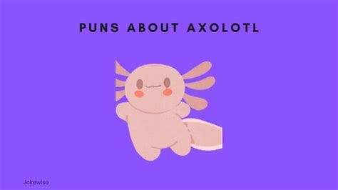 100 Funny Axolotl Puns and One-Liners - Jokewise