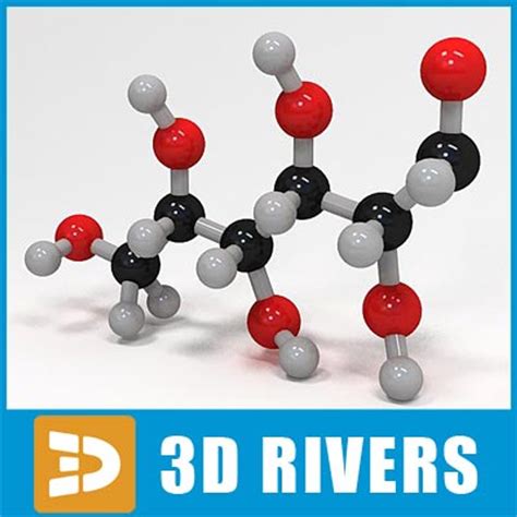 Glucose Molecule Structure 3d Model