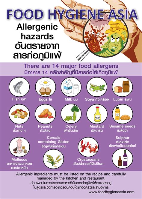 Poster.Allergen Poster | Foodhygieneasia