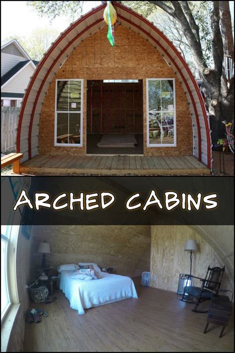 For as low as $960, you can get their basic arched cabin kit - minimally insulated and finished ...