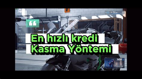 Ride 4 En Hızlı Kredi Kasma Yöntemi YouTube